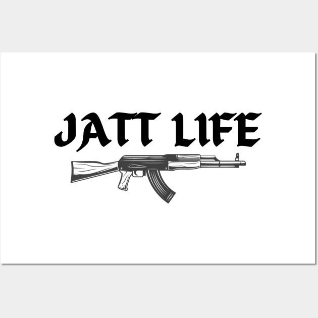 Jatt Life punjabi design Wall Art by who_rajiv